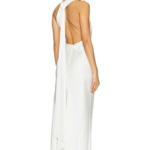 Revolve Backless White Dress